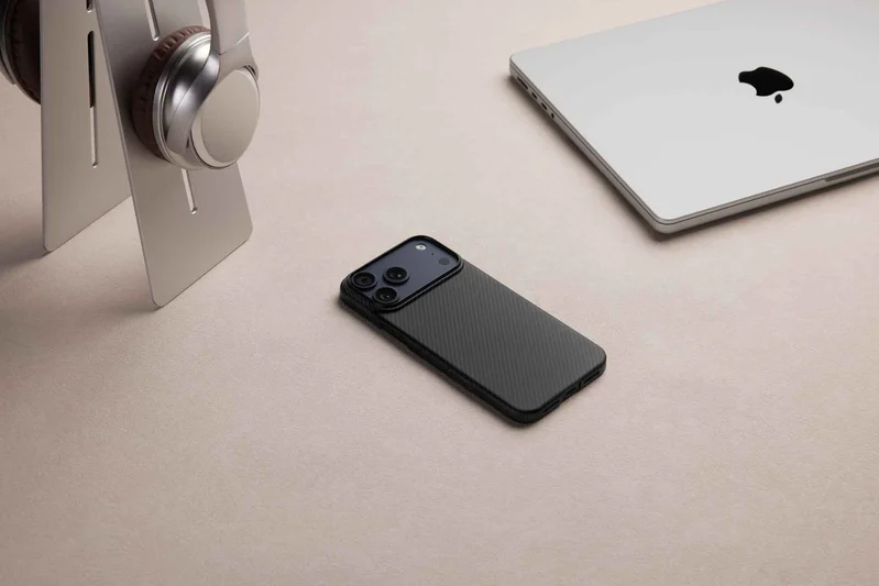 Pitaka Edge MagSafe Etui iPhone 17 Pro Max Sort/Grå - 5541814