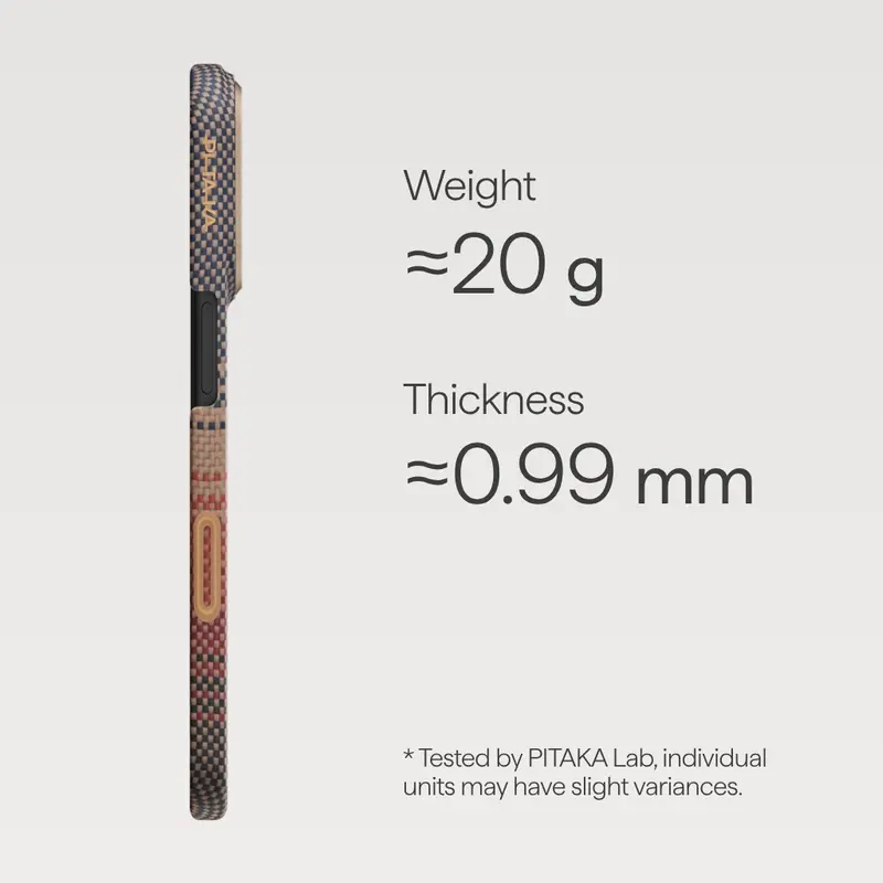 Pitaka Edge MagSafe Etui iPhone 17 Pro Max Sunset - 5541818