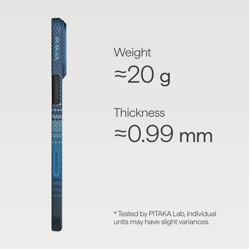 Pitaka Edge MagSafe Etui iPhone 17 Pro Moonrise - 5541821