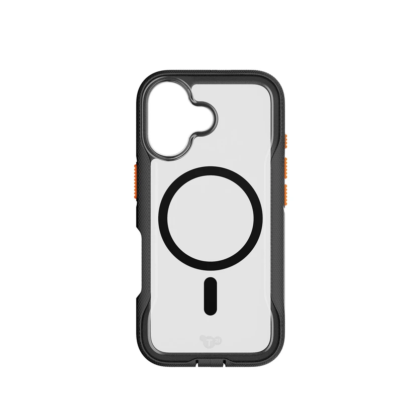 Tech21 Evo Pro MagSafe med håndsnor Apple iPhone 17 Clear/Sort - 5960711