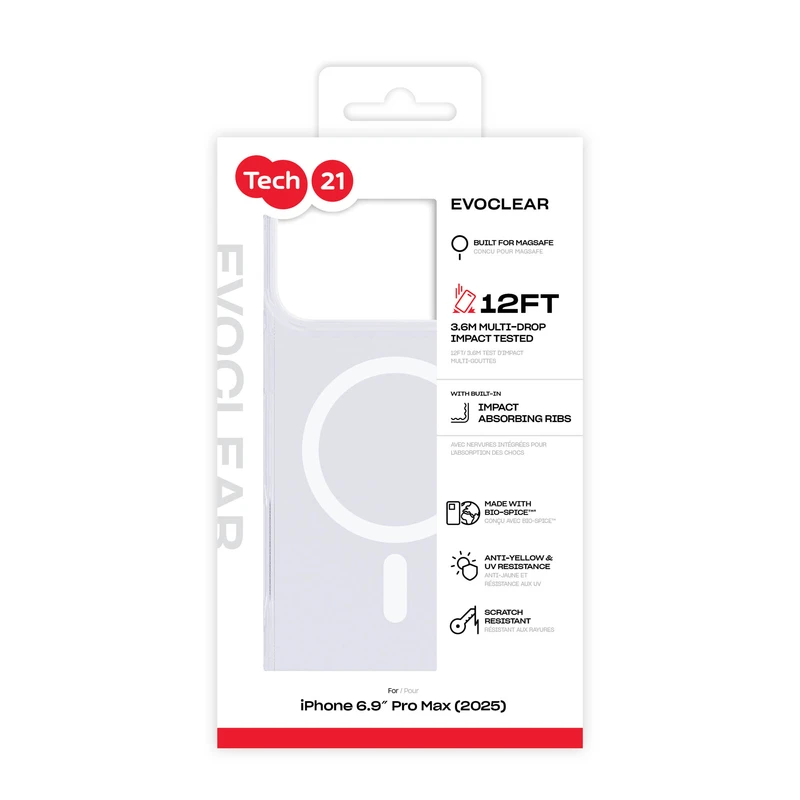 Tech21 Evo Clear MagSafe Apple iPhone 17 Pro Max - 5960737