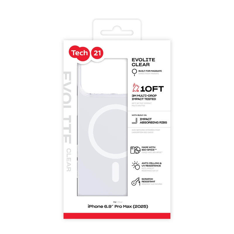 Tech21 Evo Lite MagSafe Apple iPhone 17 Pro Max Clear - 5960743
