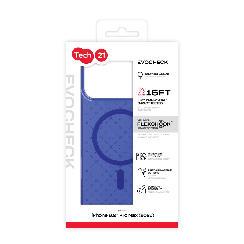 Tech21 Evo Check MagSafe Apple iPhone 17 Pro Max Elektrisk Blå - 5960760