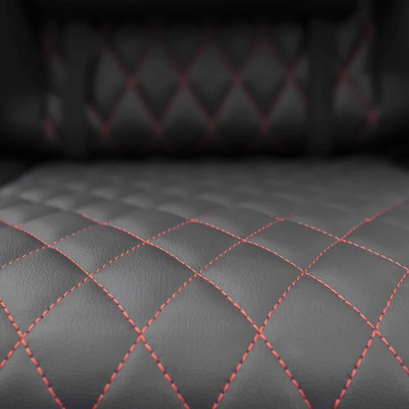 White Shark RACER TWO Gaming Stol 120kg Sort/Rød - 7326646