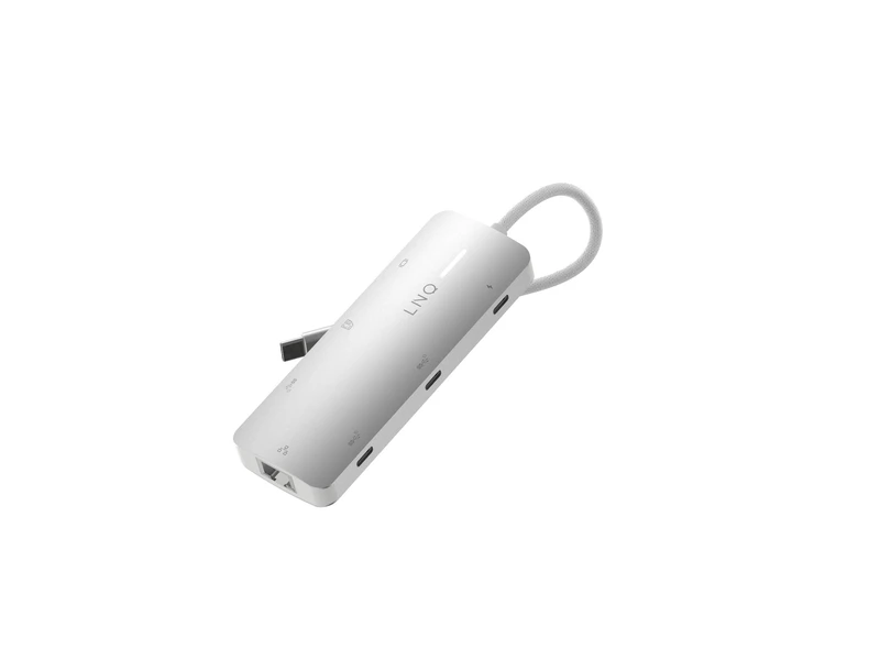 Linq 8in1 PRO 140W USB-C Multiport Hub Space Grey - 7462272