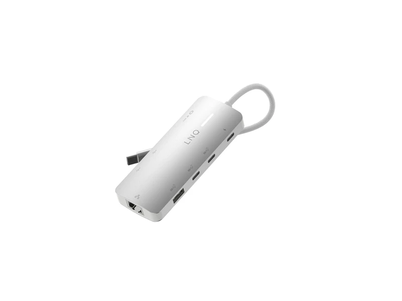 Linq 8in1 8K PRO 140W USB-C Multiport Hub Space Grey - 7462273