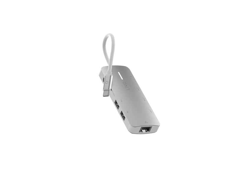 Linq 8in1 8K PRO 140W USB-C Multiport Hub Space Grey - 7462273