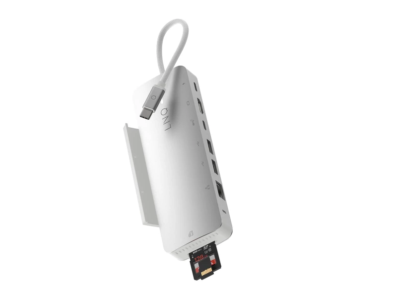 Linq 9in1 PRO SSD 140W USB-C Multiport Hub Space Grey - 7462274