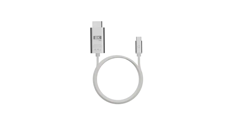 Linq USB-C/Displayport 8K/60Hz kabel 2m Sort - 7462281