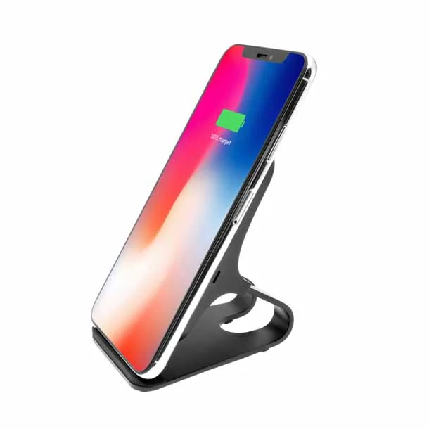 FIXED Frame 15W Trådløs opladningsstand Sort - 8011424