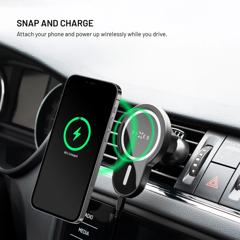 FIXED MagClick 15W Telefonholder til ventilationsgaller - 8012231