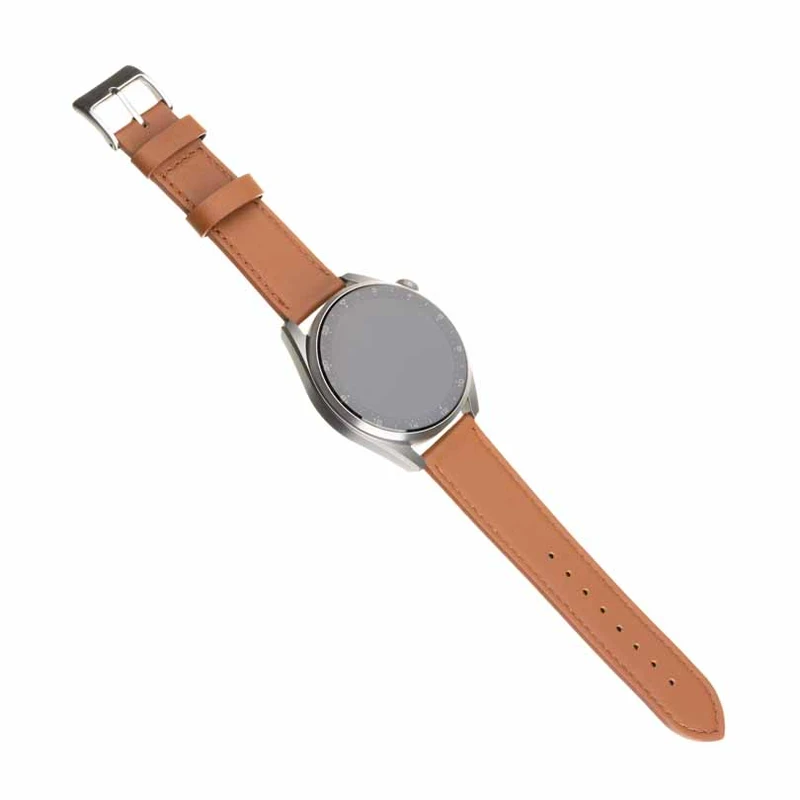 FIXED Äkta läderrem til Smartwatch Universal 22 mm Brun - 8013200