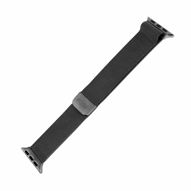 FIXED Mesh metal rem til Apple Watch 42/44/45/49mm Sort - 8013333