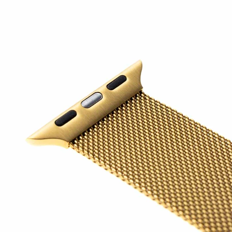FIXED Mesh metal rem til Apple Watch 42/44/45/49mm Guld - 8013334