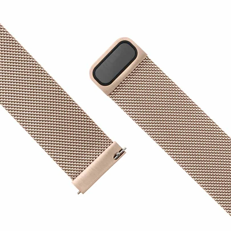 FIXED Mesh metal rem til Smartwatch Univ. 20mm Rose Guld - 8013338