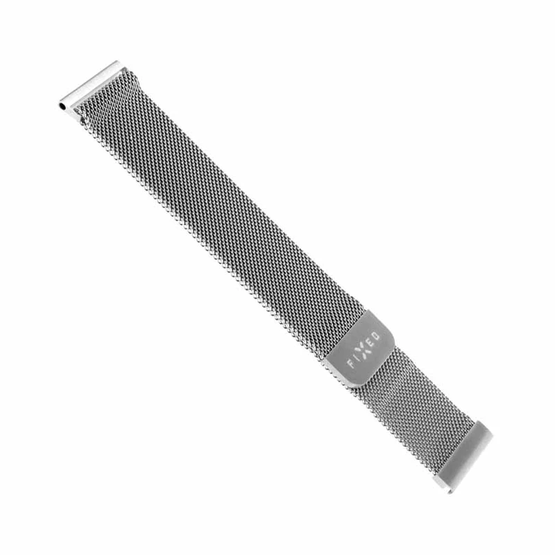 FIXED Mesh metal rem til Smartwatch Universal 22 mm Sølv - 8013340