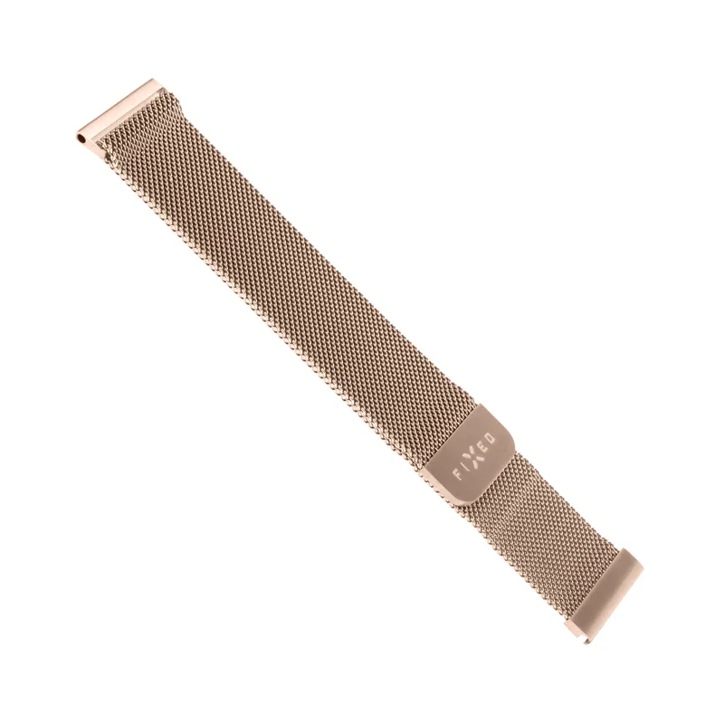 FIXED Mesh metal rem til Smartwatch Univ. 22mm Rose Guld - 8013343
