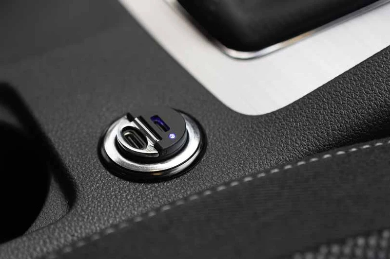 FIXED Super Hurtig Biloplader 30W 2x USB-C PD Sort - 8013473