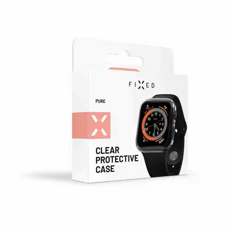 FIXED PURE Beskyttelsesetui og glas til Apple Watch 45mm - 8013508