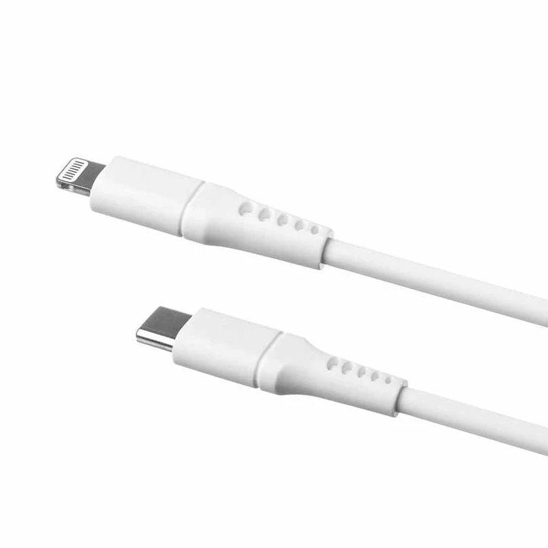 FIXED LIQUID silikone kabel USB-C/Lightning 0.5m Hvid - 8014732