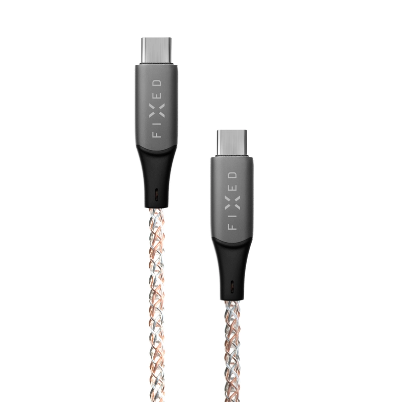FIXED LED Gaming USB-C/C 60W kabel 1.2m Flerfarvet - 8014900