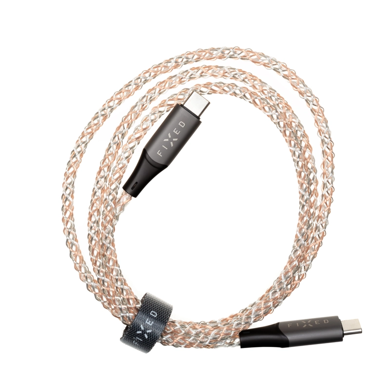 FIXED LED Gaming USB-C/C 60W kabel 1.2m Flerfarvet - 8014900