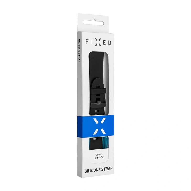 FIXED Silikone rem til Garmin QuickFit 20 mm Mørkeblå - 8014966