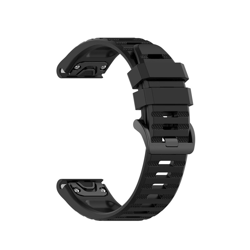 FIXED Silikone rem til Garmin QuickFit 22 mm Sort - 8014968
