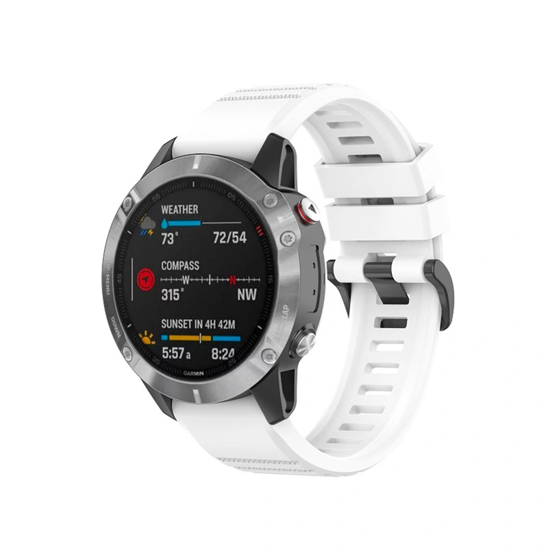 FIXED Silikone rem til Garmin QuickFit 22 mm Hvid - 8014970