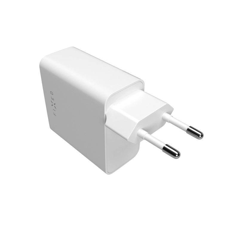FIXED Super Hurtig Hjemmeoplader 65W 2xUSB-C PD 3.0 Hvid - 8015001