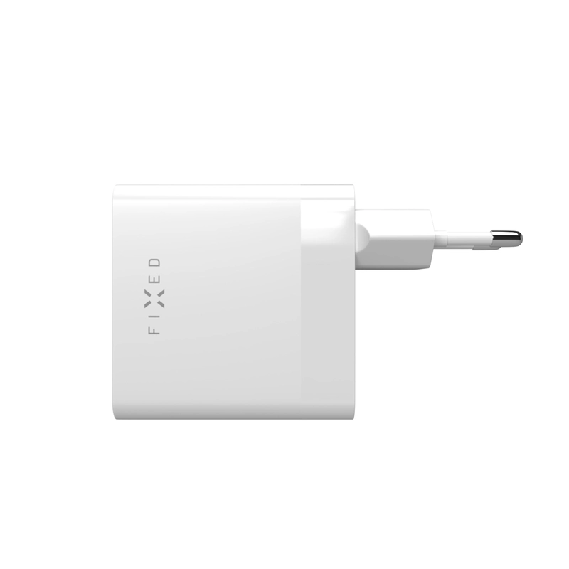 FIXED Super Hurtig Hjemmeoplader 65W 2xUSB-C PD 3.0 Hvid - 8015001