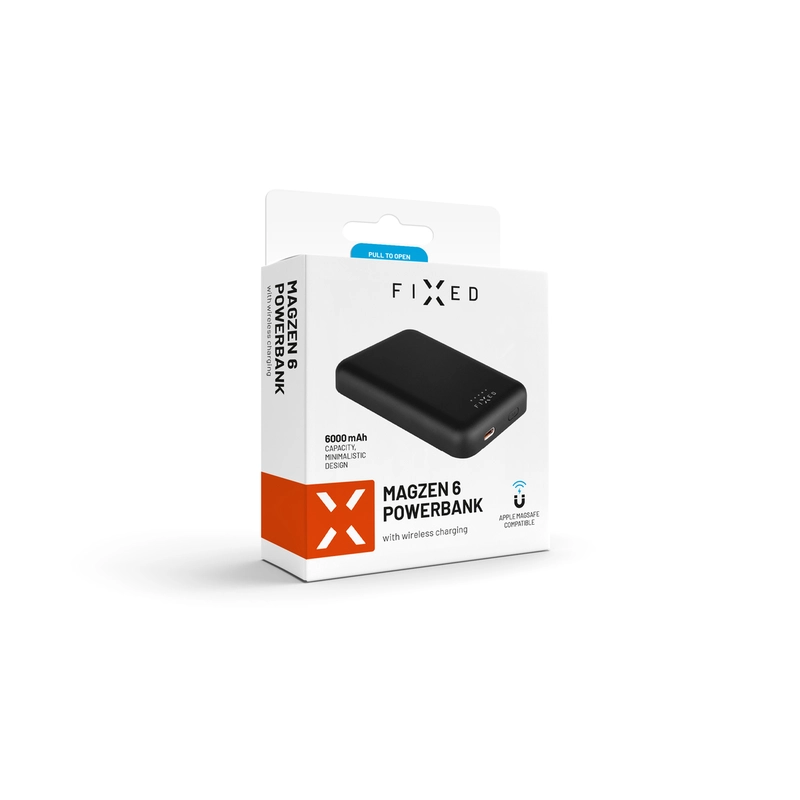FIXED MagZen Trådløs PD 20W Power Bank 6.000 mAh Sort - 8015170