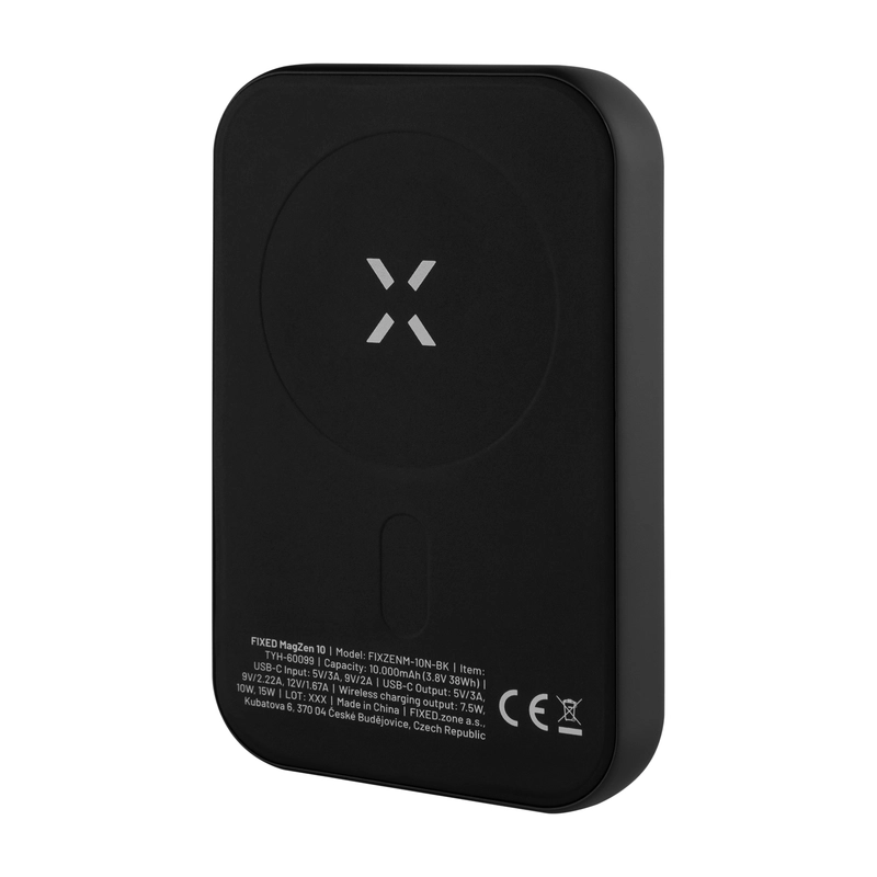 FIXED MagZen Trådløs PD 20W Power Bank 10.000 mAh Sort - 8015172