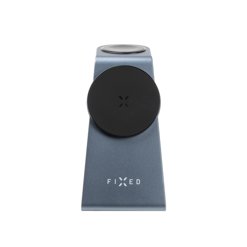 FIXED 3in1 Mag Aluminium trådløs opladningsstation Sort - 8015423