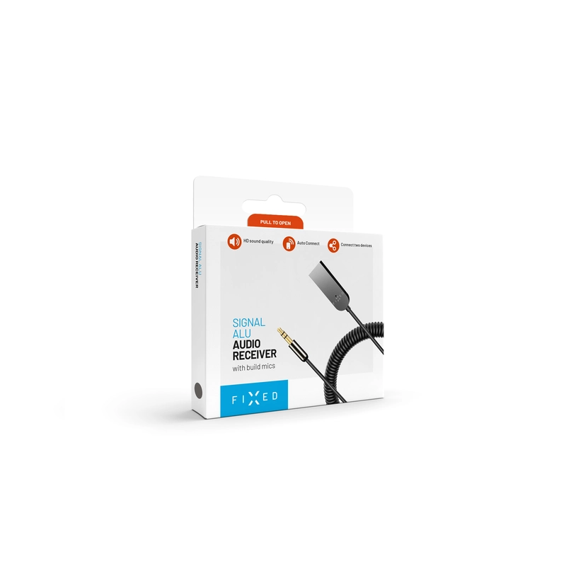 FIXED SIGNAL BT Bluetooth-lydmodtager 3.5mm spiralkabel - 8015557