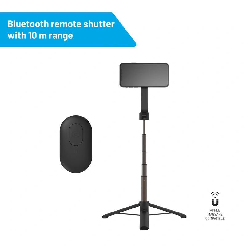FIXED MagSnap Selfie Stick med stativfunktion Sort - 8015765