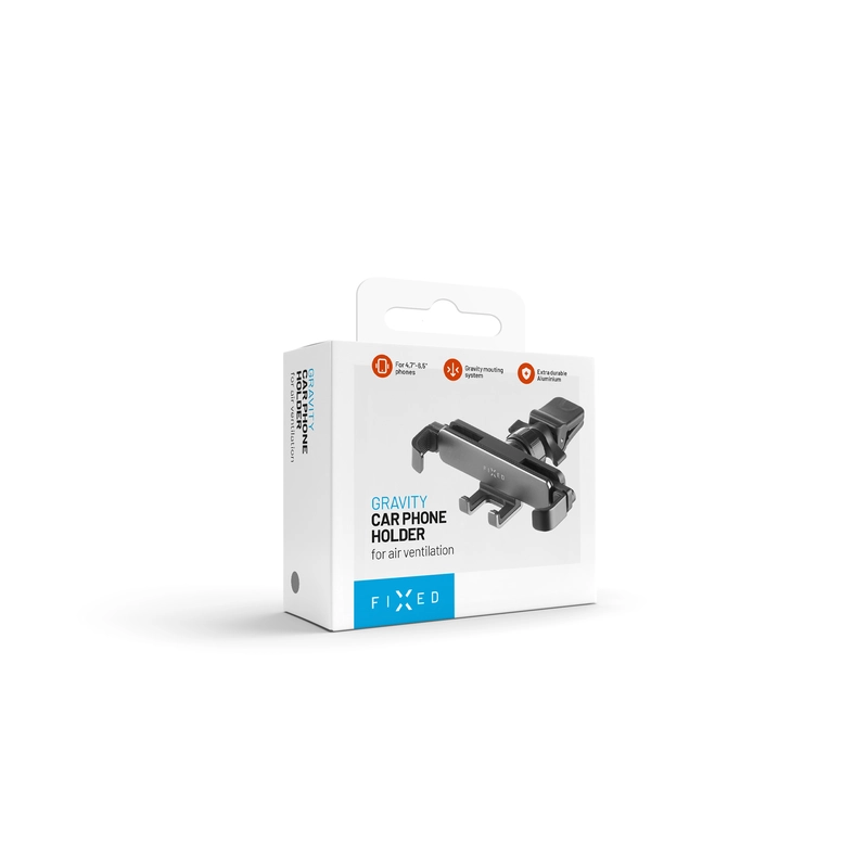 FIXED Gravity 2 Telefonholder til ventilationsgal. Sort - 8016042