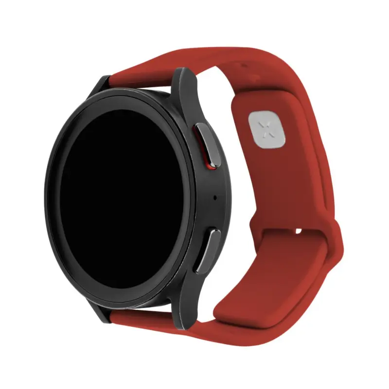 FIXED Silikone rem til Smartwatch Universal 20 mm Rød - 8016124