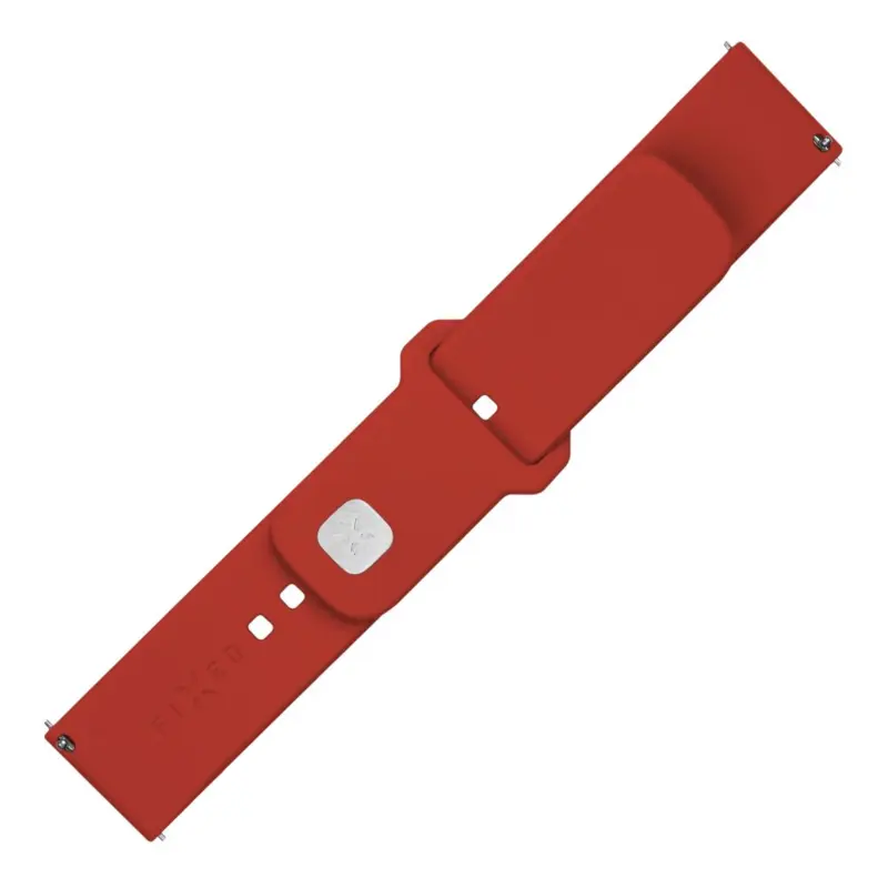 FIXED Silikone rem til Smartwatch Universal 20 mm Rød - 8016124