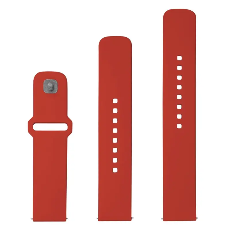 FIXED Silikone rem til Smartwatch Universal 20 mm Rød - 8016124