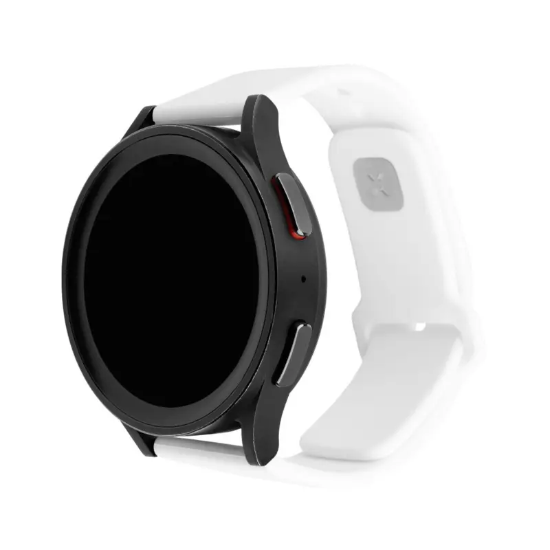 FIXED Silikone rem til Smartwatch Universal 20 mm Hvid - 8016126