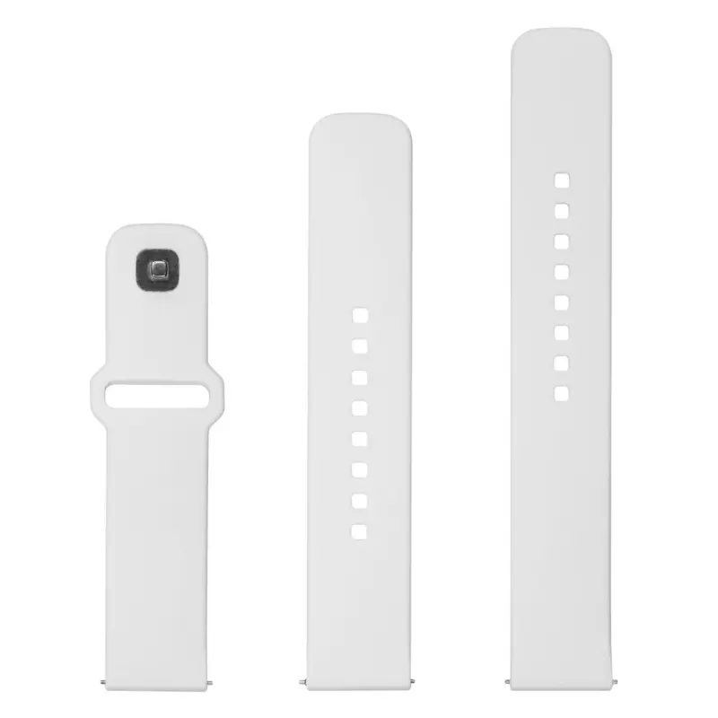 FIXED Silikone rem til Smartwatch Universal 20 mm Hvid - 8016126