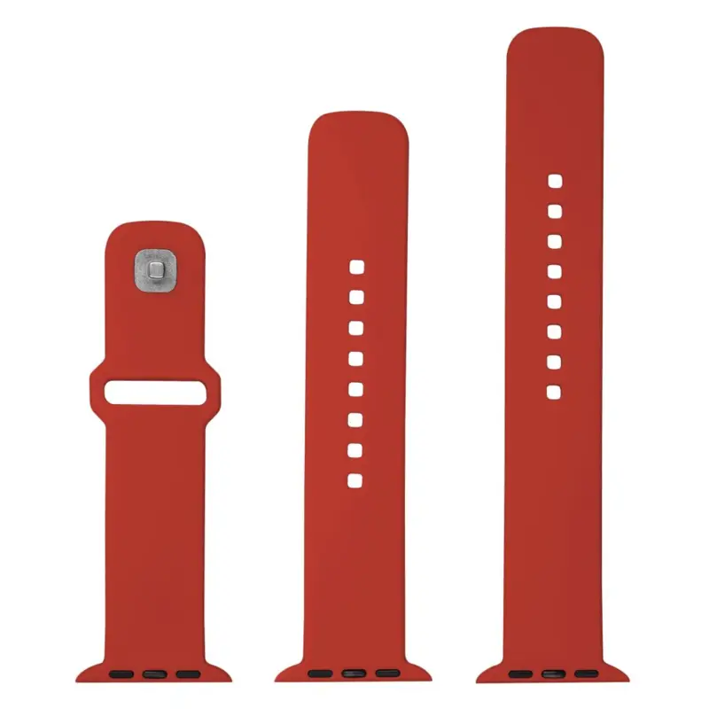 FIXED Silikone rem SET til Apple Watch 38/40/41mm Rød - 8016139