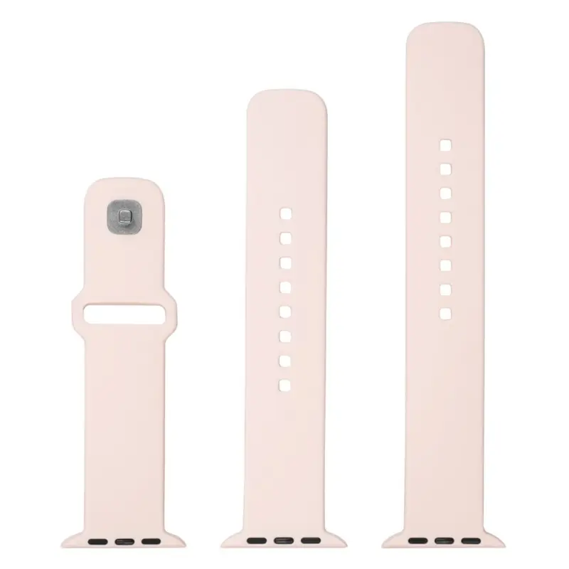 FIXED Silikone rem SET Apple Watch 38/40/41mm Lyserød - 8016140