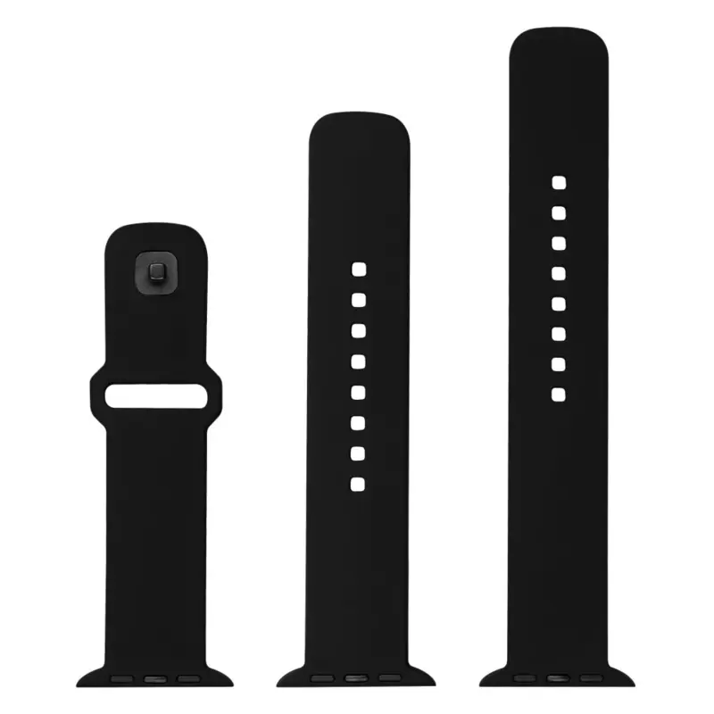 FIXED Silikone rem SET til Apple Watch Ultra-2/49mm Sort - 8016142