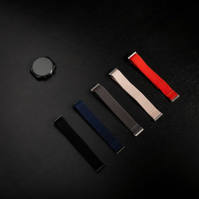 FIXED Nylon rem til Smartwatch Universal 20 mm Rød - 8016148