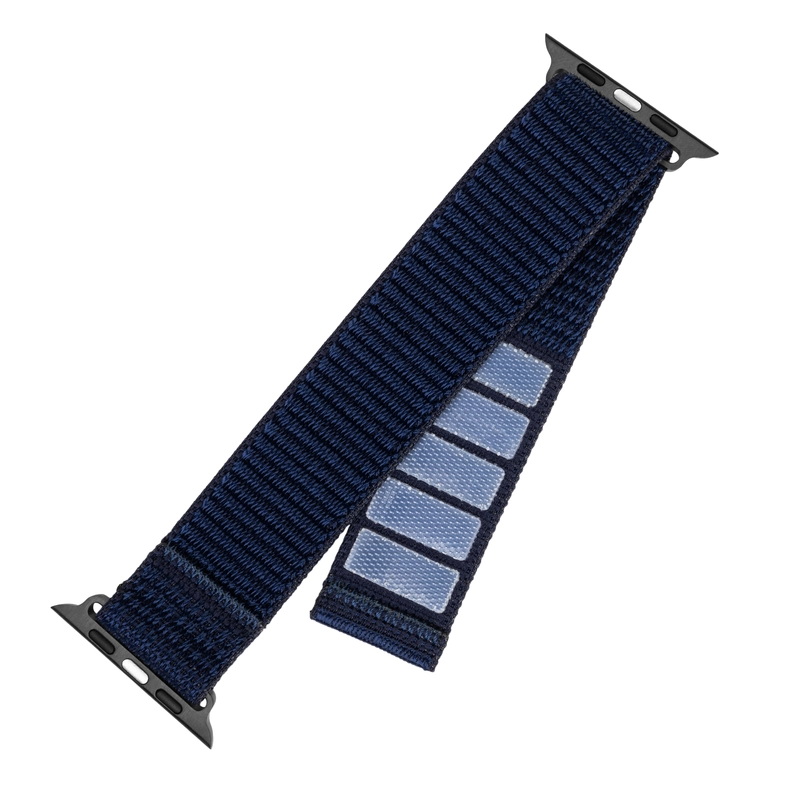 FIXED Nylon rem til Apple Watch 42/44/45mm Mørkeblå - 8016159