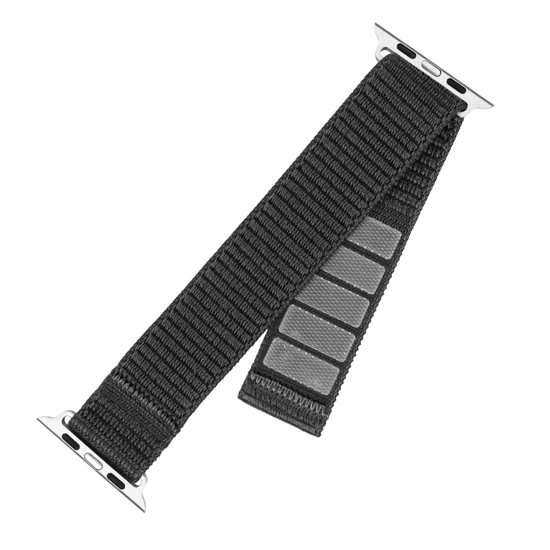 FIXED Nylon rem til Apple Watch 38/40/41mm Mørkegrå - 8016165