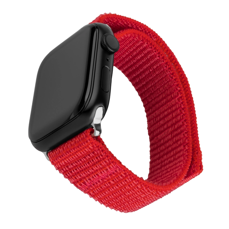 FIXED Nylon rem til Apple Watch Ultra-2/49mm Rød - 8016168