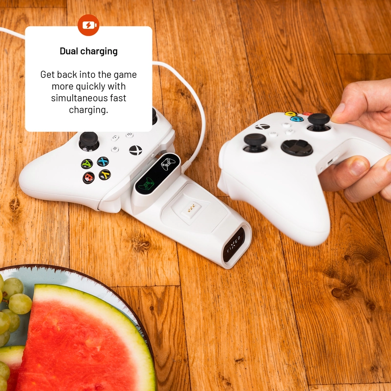 FIXED Dock til Xbox One/S/X/Elite controllere Hvid - 8016548